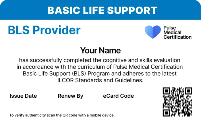 BLS Provider Card