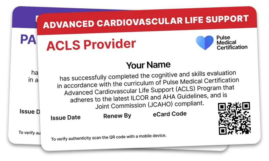 ACLS and PALS provider cards